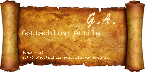 Gottschling Attila névjegykártya